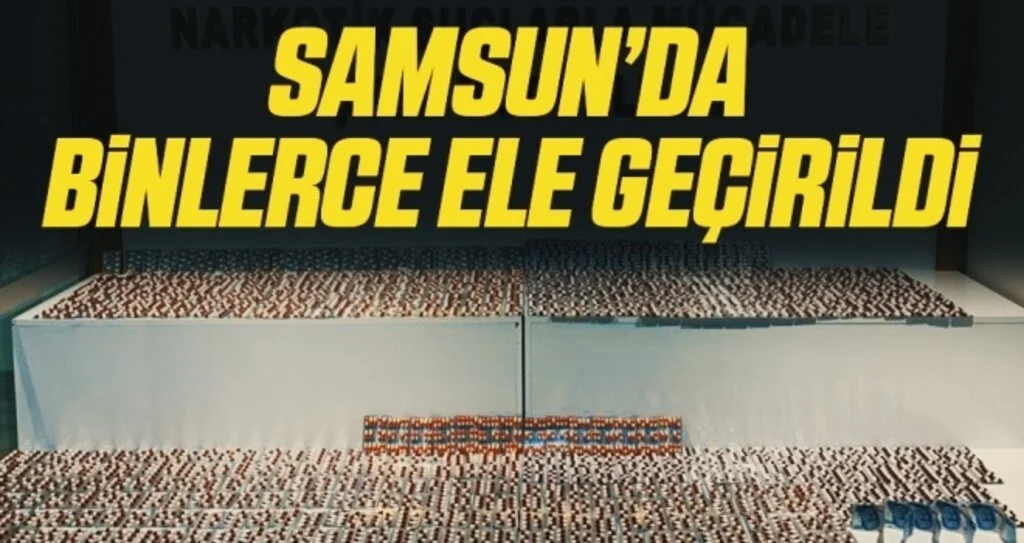 Samsun'da uyuşturucu hapla yakalanan 1 kişi tutuklandı, 1 kişi serbest bırakıldı