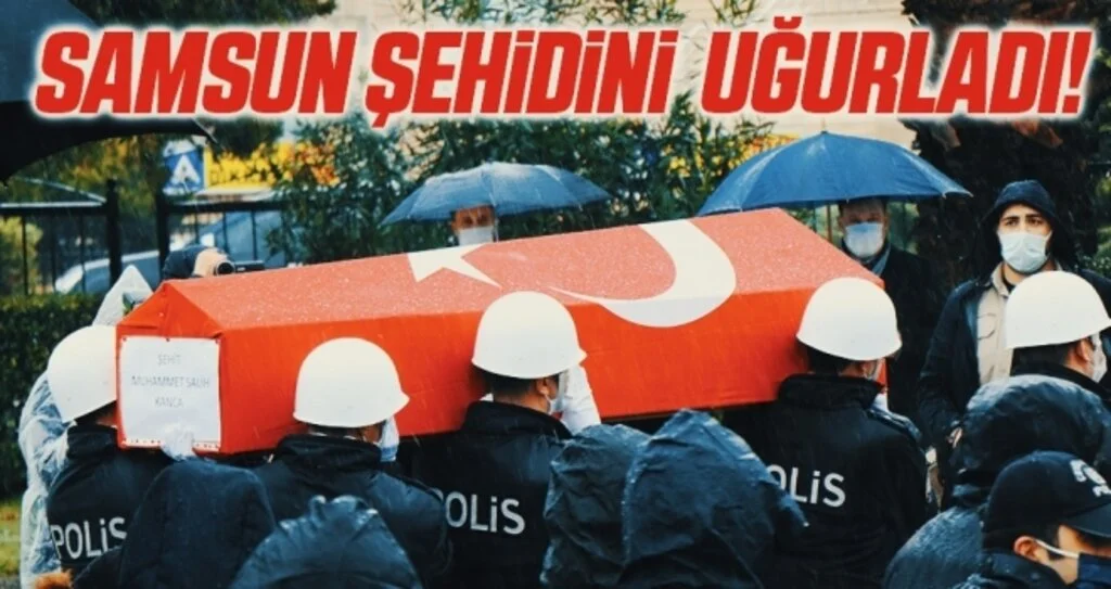 Samsunlu Gara Şehidi Muhammet Salih Kanca son yolculuğuna uğurlandı