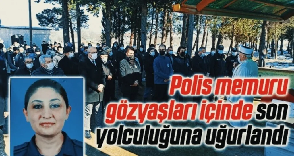 Samsunlu Polis memuru gözyaşları içinde son yolculuğuna uğurlandı