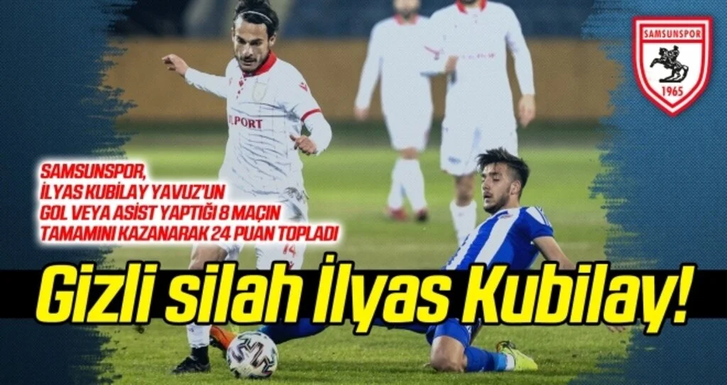 Samsunspor’un gizli silahı İlyas Kubilay Yavuz