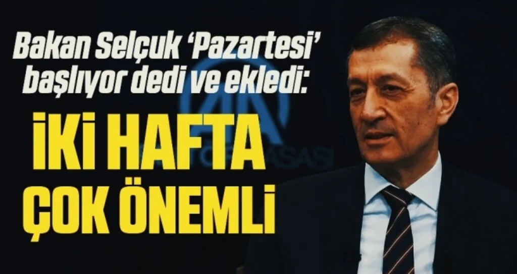 Son Dakika: Milli Eğitim Bakanı Selçuk'tan yüz yüze eğitimle ilgili önemli açıklama