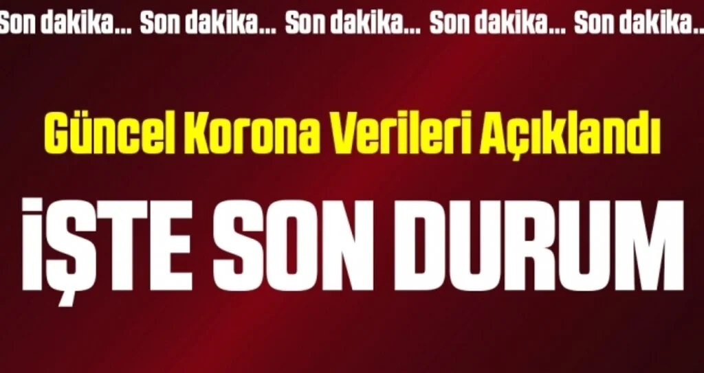 Son dakika… Sağlık Bakanlığı güncel corona virüsü verilerini açıkladı! İşte 28 Şubat tablosu