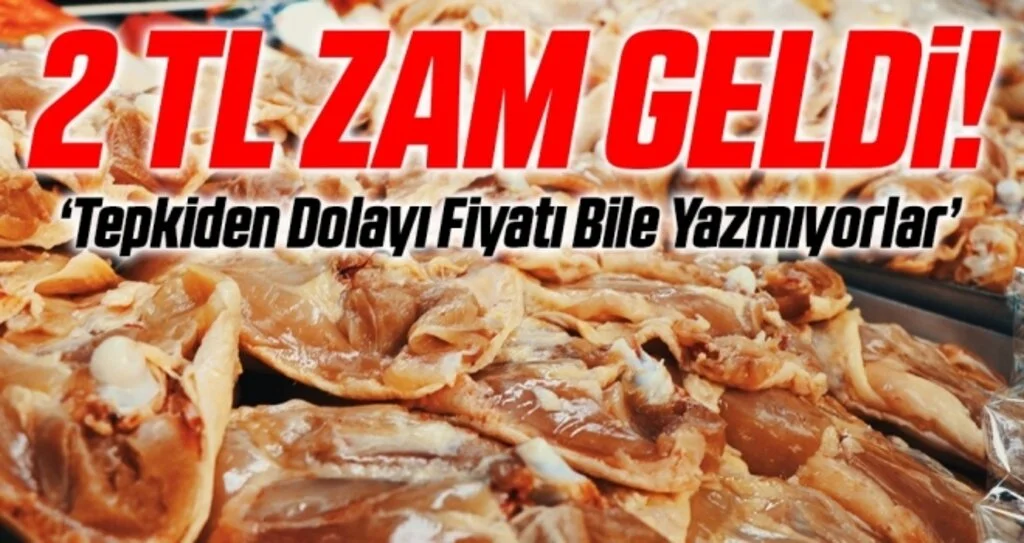 Tavuk fiyatlarına 2 TL zam