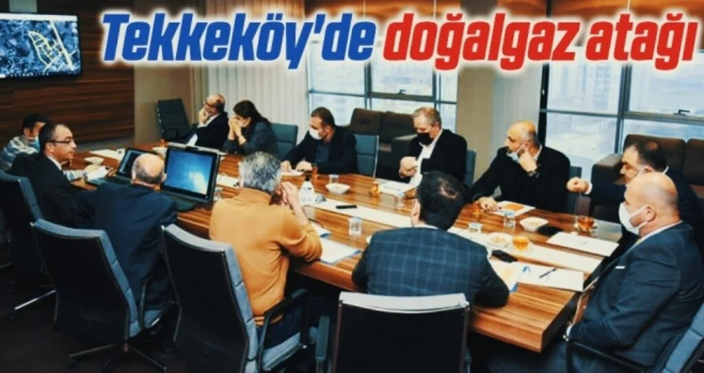 Tekkeköy'de doğalgaz atağı
