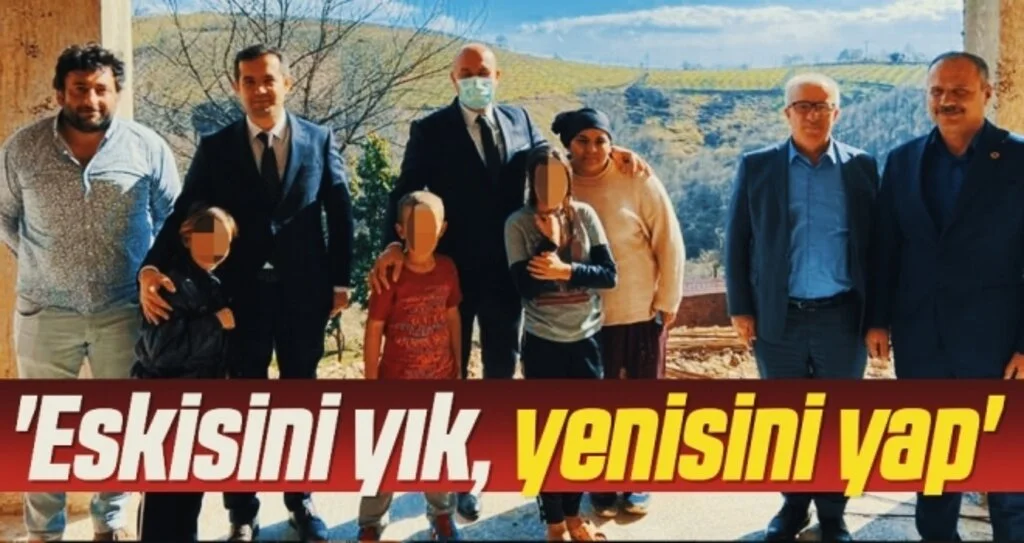 Tekkeköy'de 'Eskisini yık, yenisini yap'
