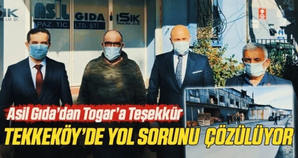 Tekkeköy'de Yol Sorunu Çözülüyor
