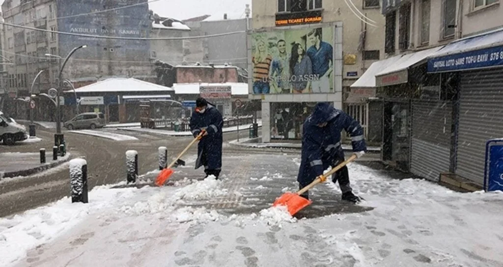 Terme'de Kar Mesaisi!