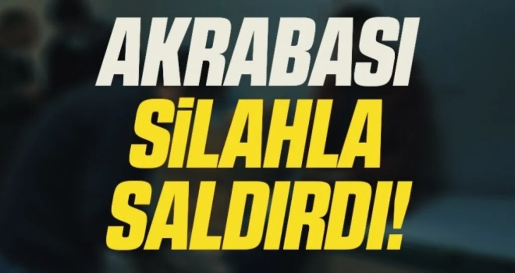 Teyzesinin oğlunun silahlı saldırısında yaralandı