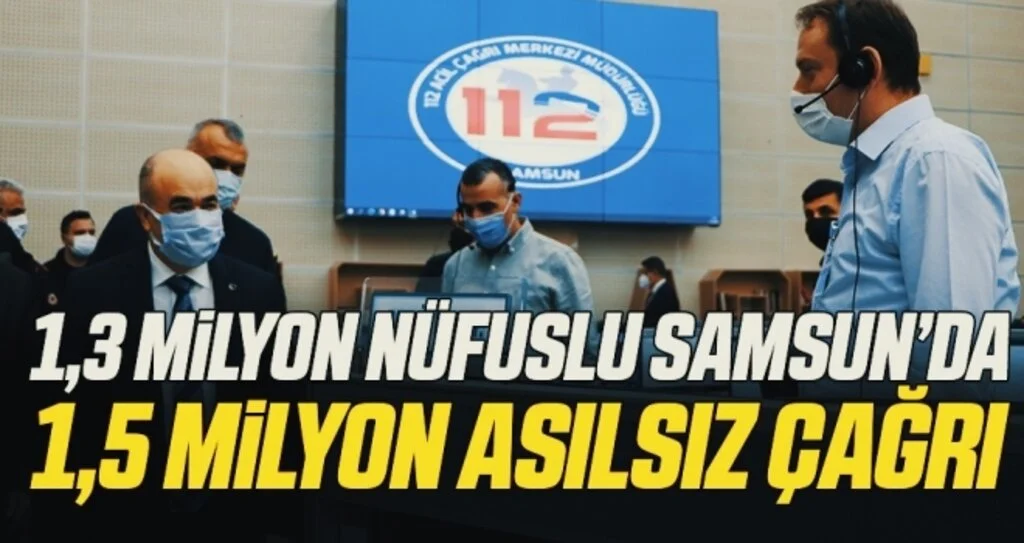 Vali Dağlı: 2020 yılında 1 milyon 512 bin asılsız çağrı aldık
