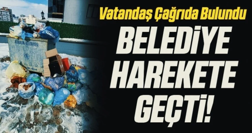 Vatandaş Çağrıda Bulundu Atakum Belediyesi Harekete Geçti!