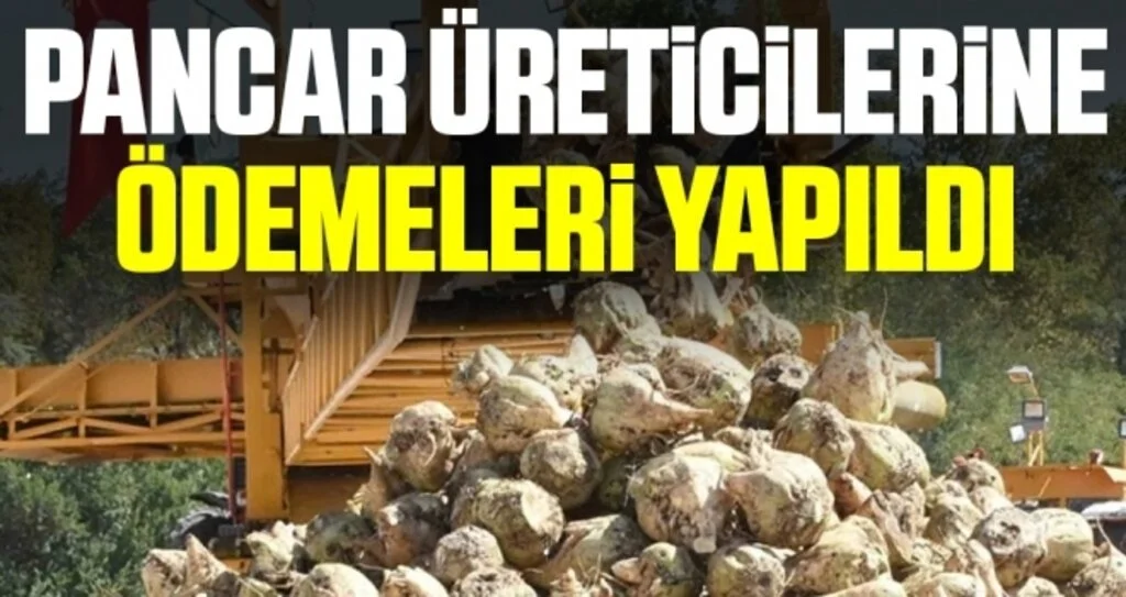 Vezirköprü'de pancar üreticilerine ödemeleri yapıldı