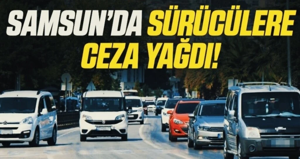 1 ayda kurallara uymayan bin 89 araç sürücüsüne ceza yağdı