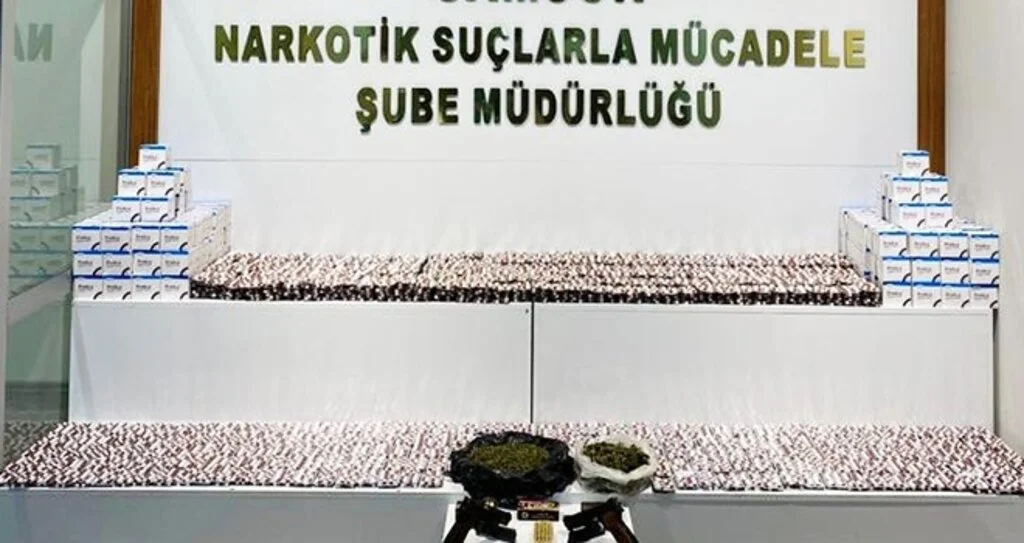16 bin 821 sentetik  hap ele geçirildi