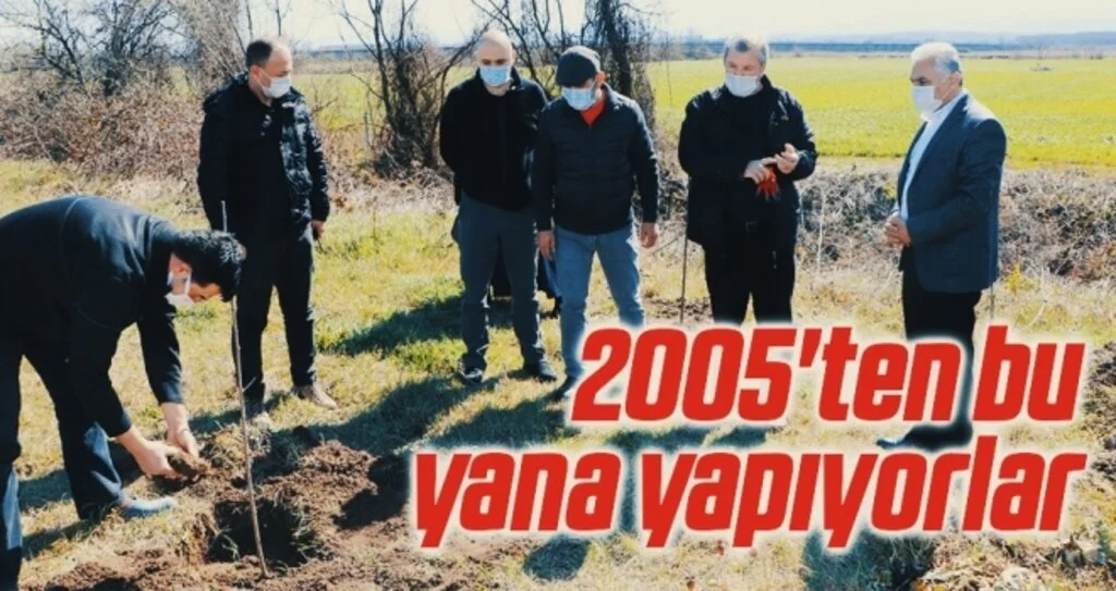 2005'ten bu yana şehitler için fidan dikiyorlar