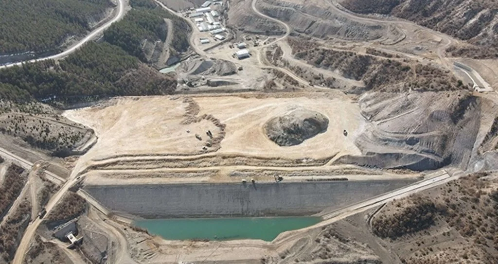 Amasya Aydınca Barajı'nda çalışmalar devam ediyor
