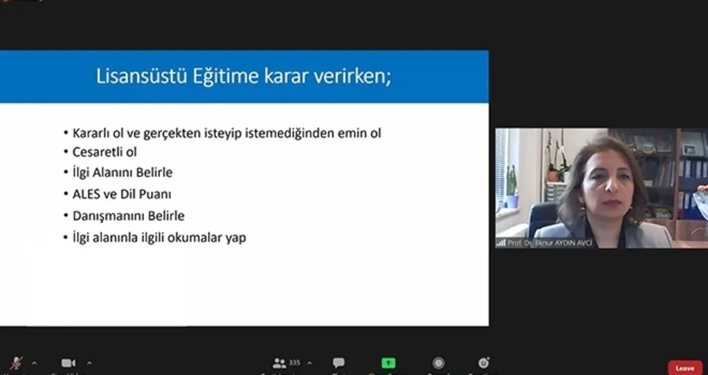 Avci: “Hemşirelik alanında lisansüstü eğitim, geçen yıllara göre daha fazla önem kazandı”