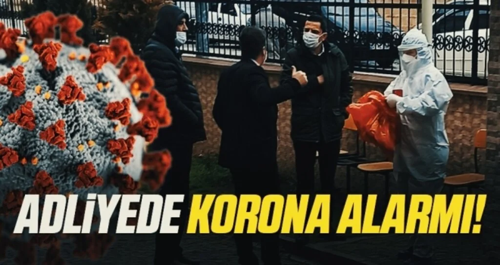 Bafra Adliyesi'nde korona alarmı