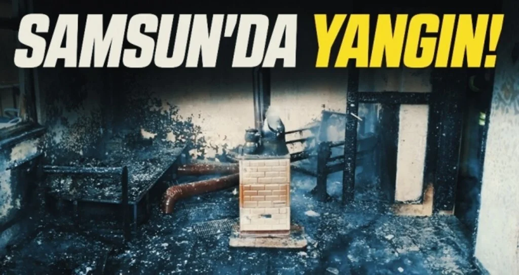 Çarşamba’da dairede çıkan yangında 2 kişi hastaneye kaldırıldı