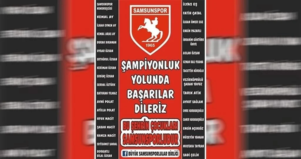Çiftlik sakinleri Samsunspor bayrağına yer vermedi