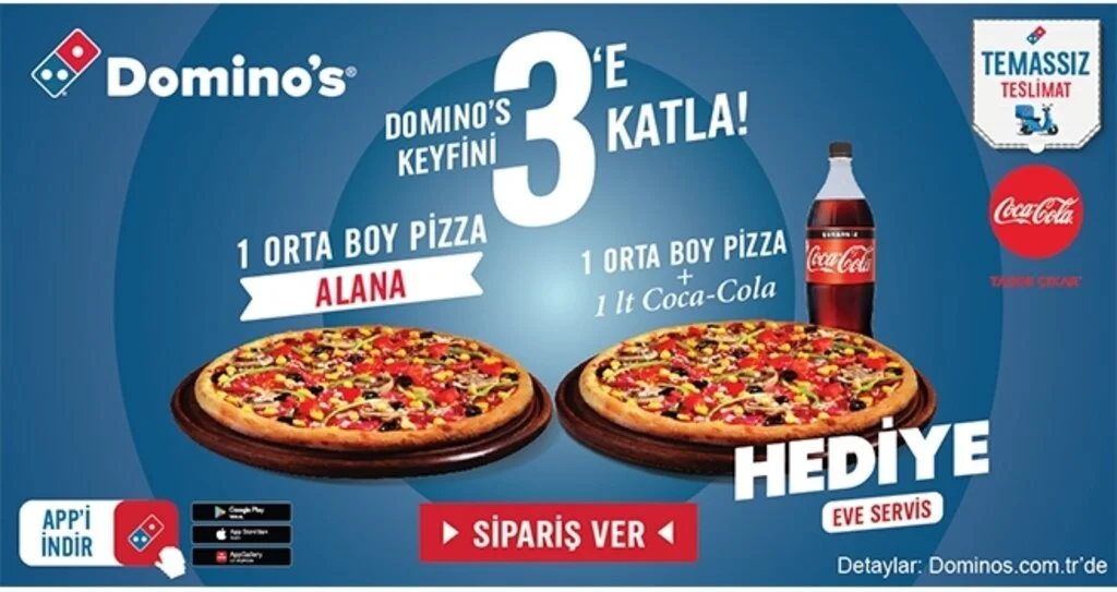 Domino’s, yeni kampanyasıyla keyifleri 3’e katlıyor