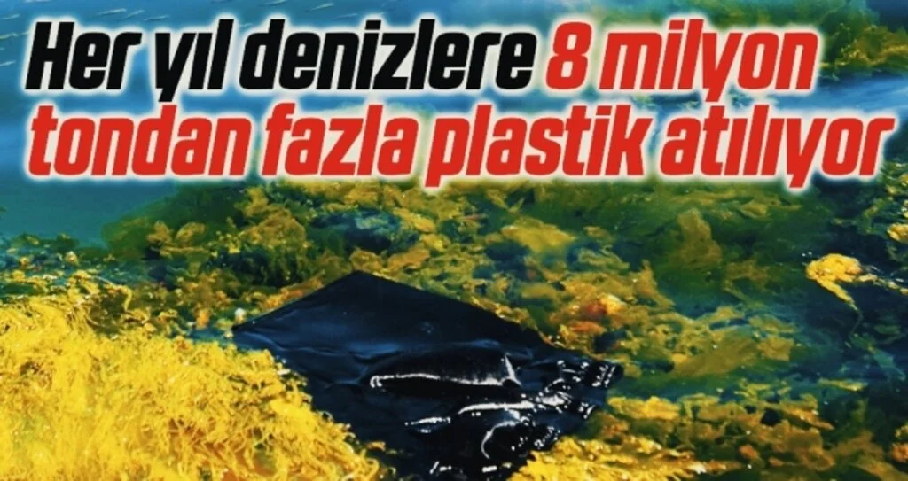 Her yıl denizlere 8 milyon tondan fazla plastik atılıyor