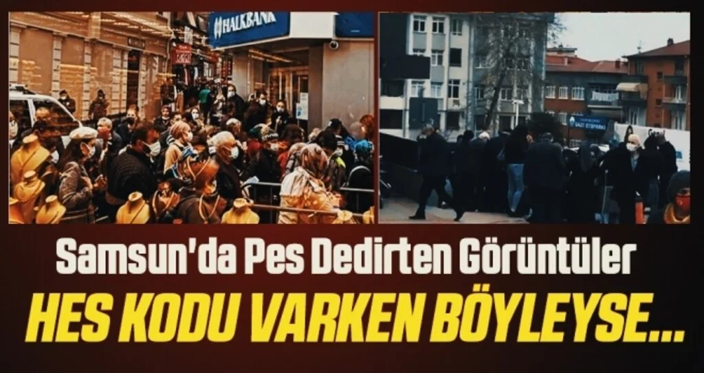 HES Kodu Varken Böyleyse... Samsun'da Pes Dedirten Görüntüler