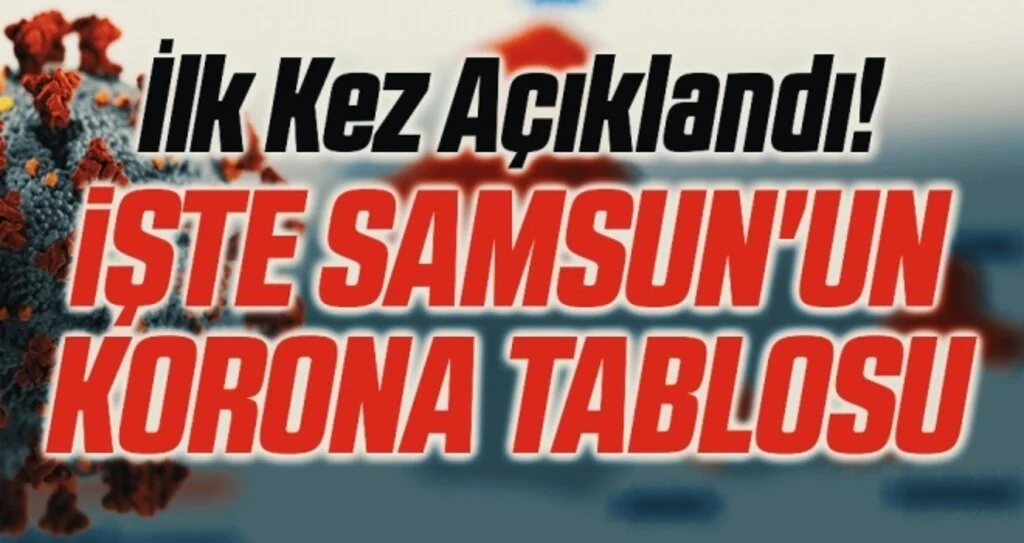 İlk Kez Açıklandı! İşte Samsun'un Korona Tablosu