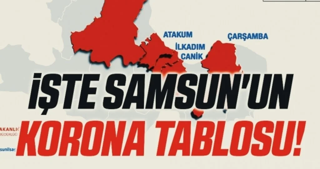 İşte Samsun'un Korona Tablosu!