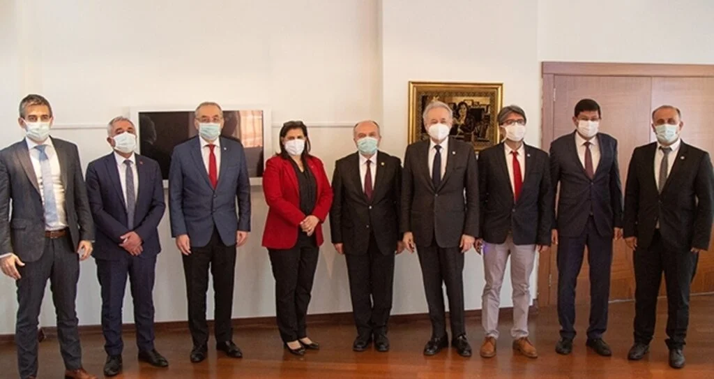İYİ Parti heyeti Başkan Çerçioğlu ile görüştü