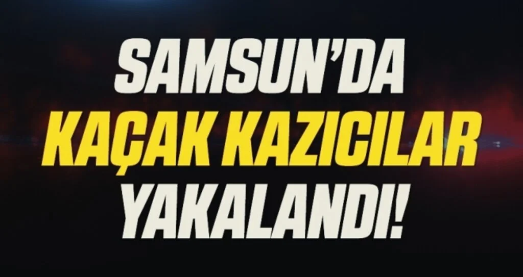 Kaçak olarak kazı yapan 5 kişi jandarma tarafından gözaltına alındı