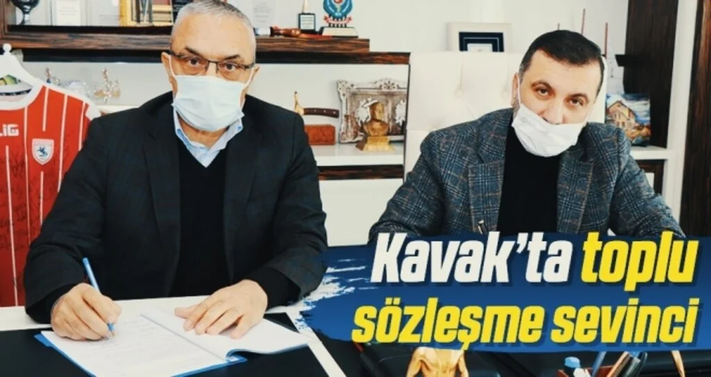 Kavak’ta toplu sözleşme sevinci