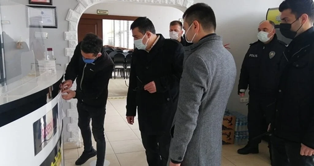 Kaymakam Zaman öğretmenevinde denetim yaptı