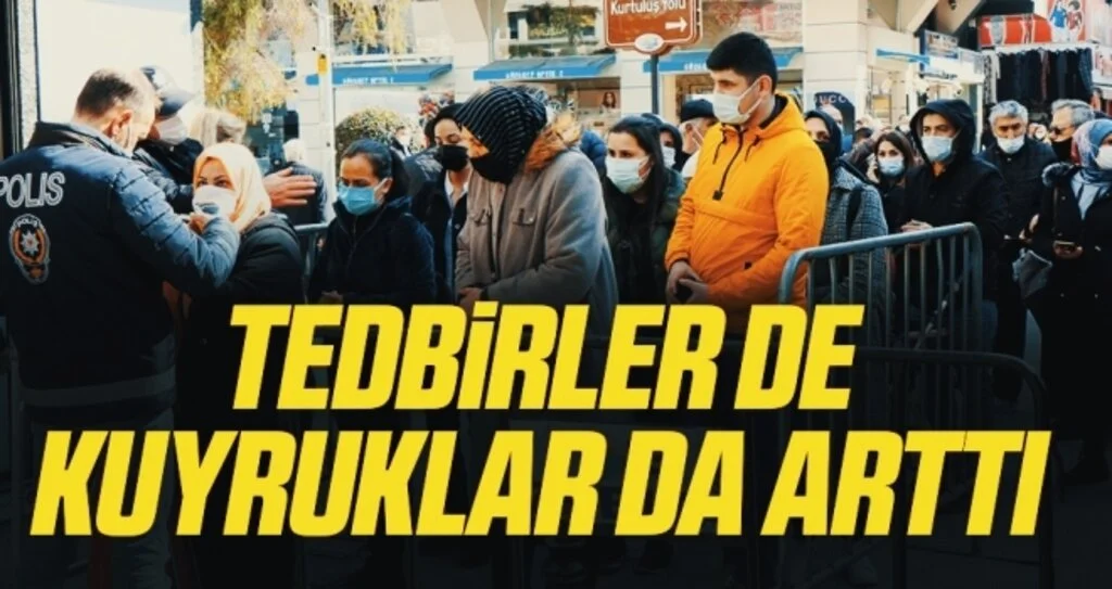 'Kırmızı' alarm veren Samsun’da tedbirler de kuyruklar da arttı