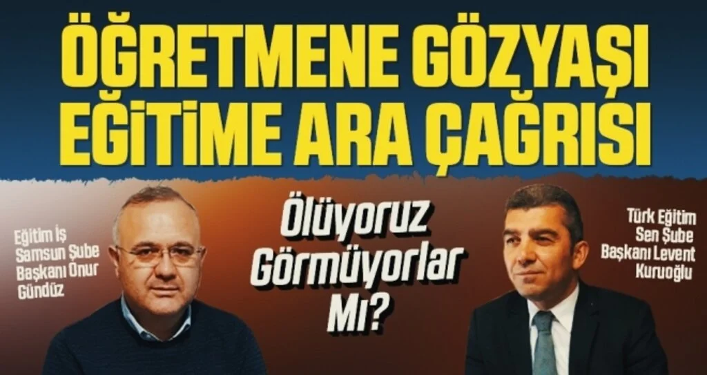 Öğretmene Gözyaşı Eğitime Ara Çağrısı