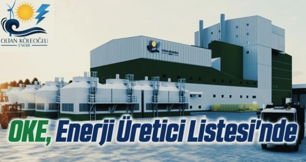 OKE, Enerji Üretici Listesi'nde