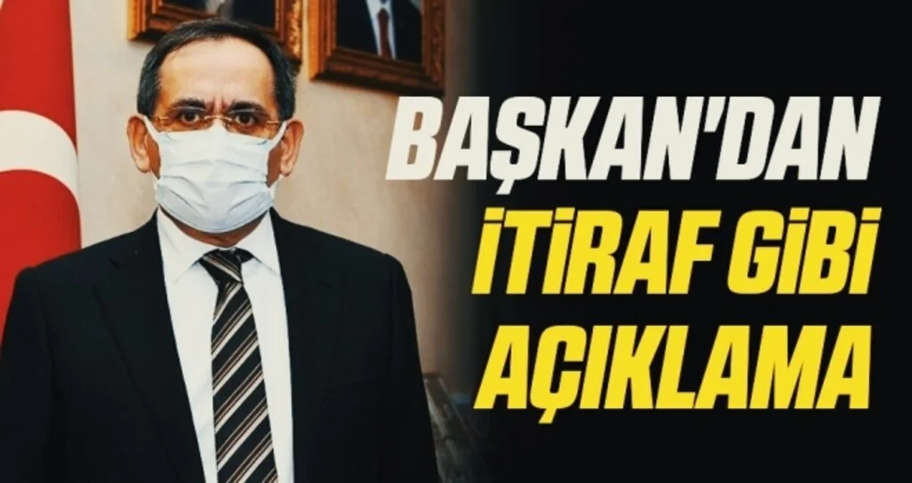 Samsun Büyükşehir Belediye Başkanı Mustafa Demir'den itiraf gibi açıklama