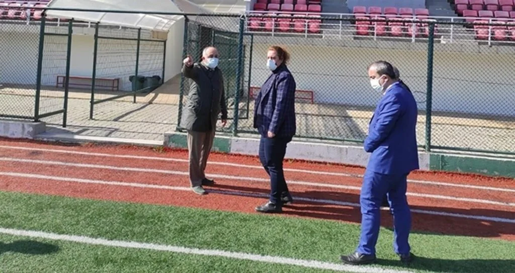 Samsun Gençlik ve Spor İl Müdürü İsmail Hakkı Kasapoğlu Tesisleri İnceledi