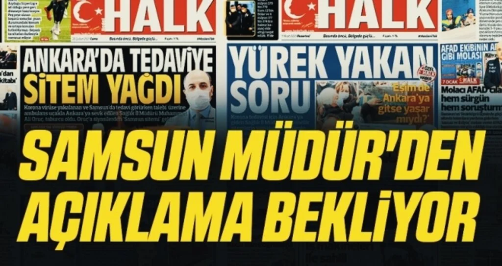 Samsun Müdür'den açıklama bekliyor 