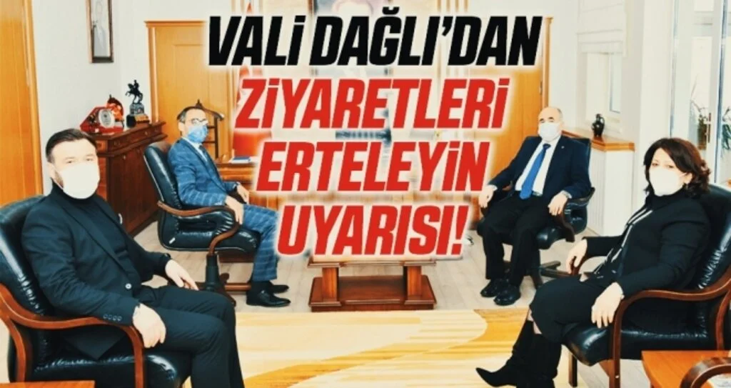 Samsun Valisi Zülkif Dağlı: Eş-dost, akraba, hasta, taziye vb. ziyaretler bir süre daha ertelensin
