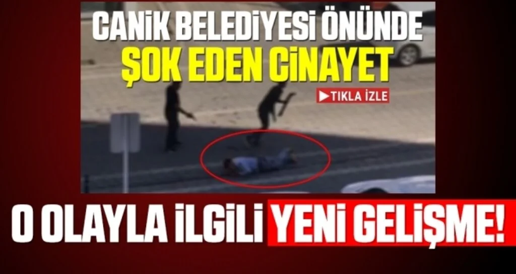 Samsun'da belediye önündeki cinayette yeni gelişme!