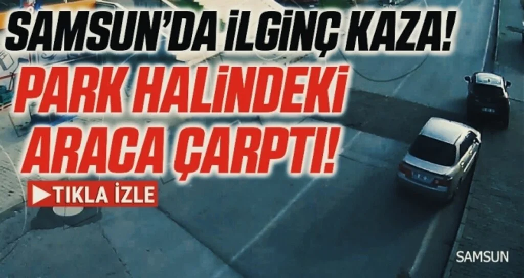 Samsun’da kazalar KGYS kameralarına yansıdı