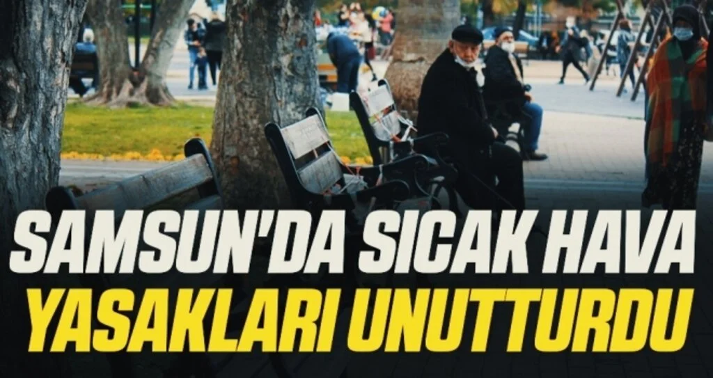 Samsun'da Sıcak Hava Yasakları Unutturdu