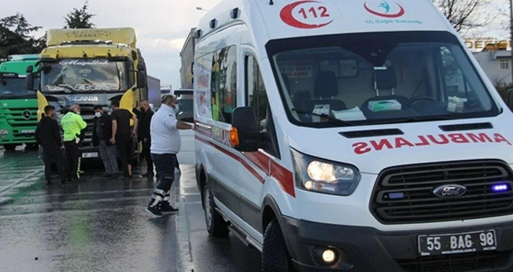 Samsun'da trafik kazası: 1 yaralı