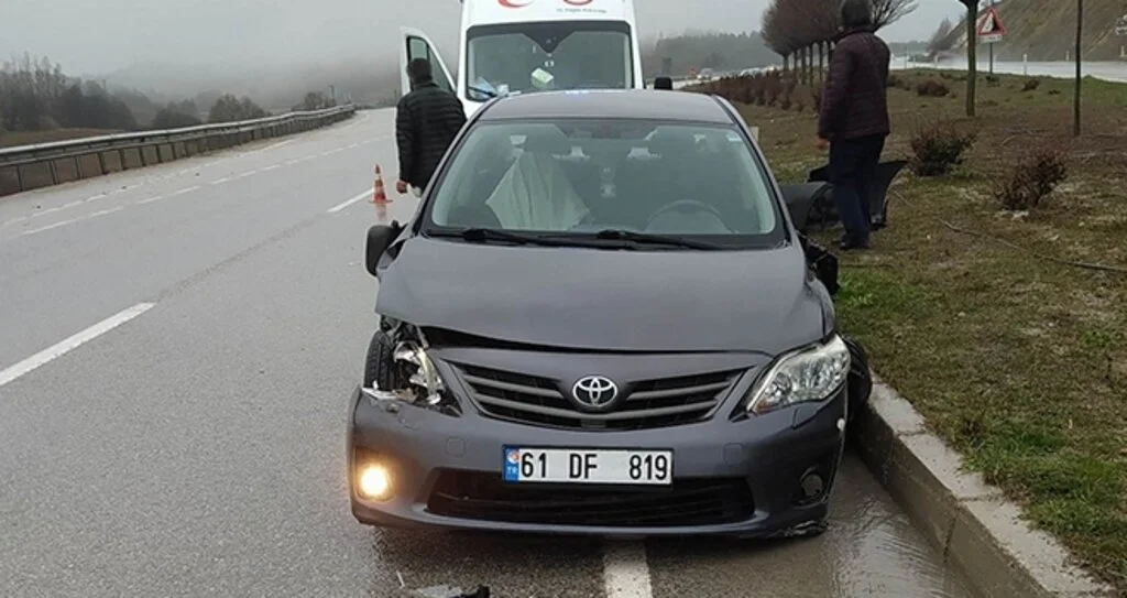 Samsun'da trafik kazası: 1 yaralı
