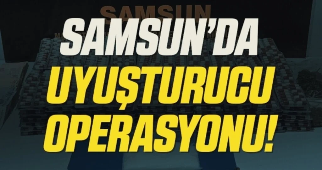 Samsunda uyuşturucu operasyonu: 7 gözaltı