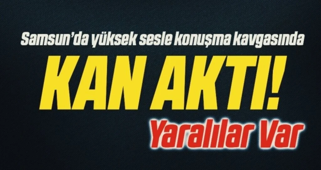 Samsun'da yüksek sesle konuşma kavgasında 2 kişi tüfekle vurularak yaralandı