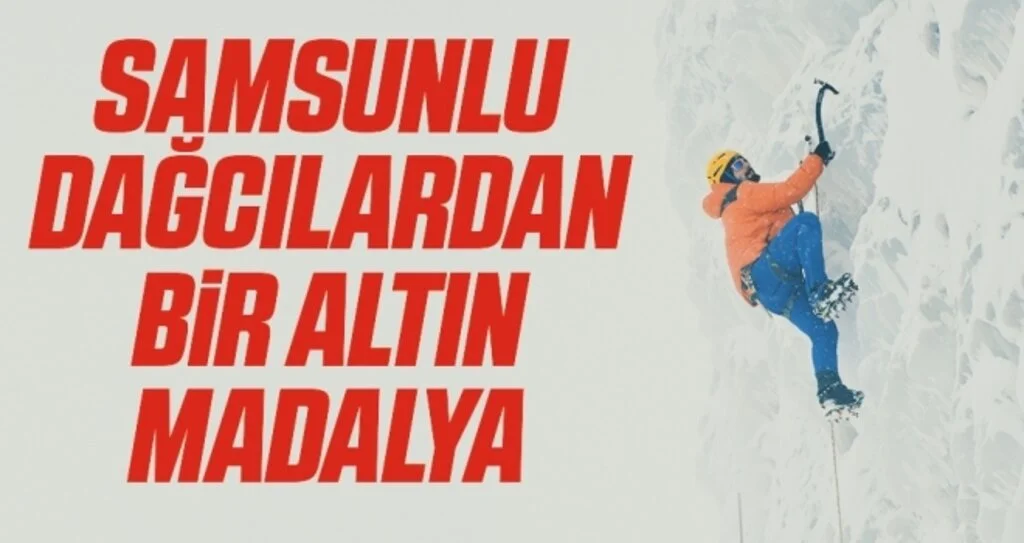 Samsunlu Dağcılardan Bir Altın Madalya