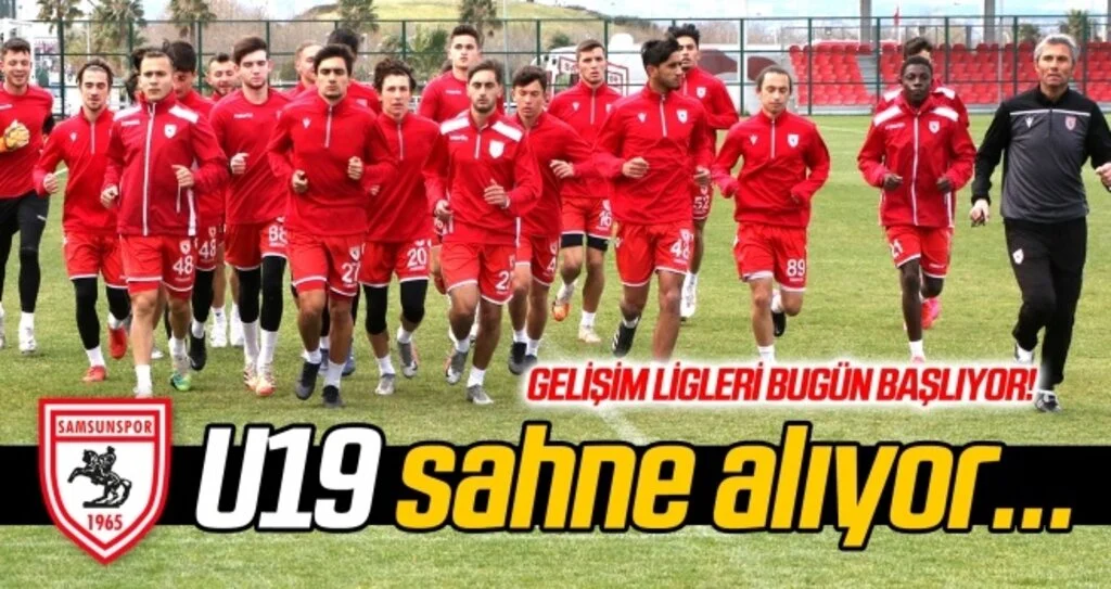 Samsunspor U19 takımı bugün sahne alıyor!