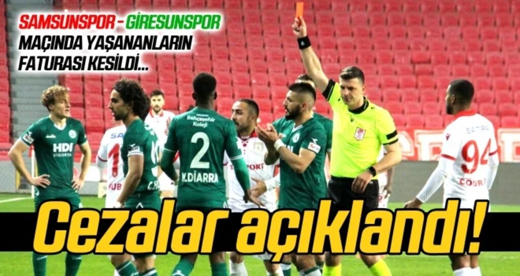 Samsunspor'a ceza yağdı!.. Sağlam kaç maç yok?