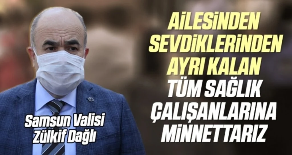 Samsun Valisi Zülkif Dağlı'dan 14 Mart Tıp Bayramı mesajı!
